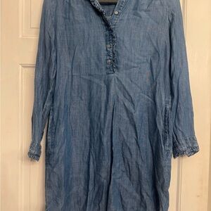 Denim Long-Sleeve Dress